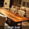 Reclaimed Wood Restaurant Tables